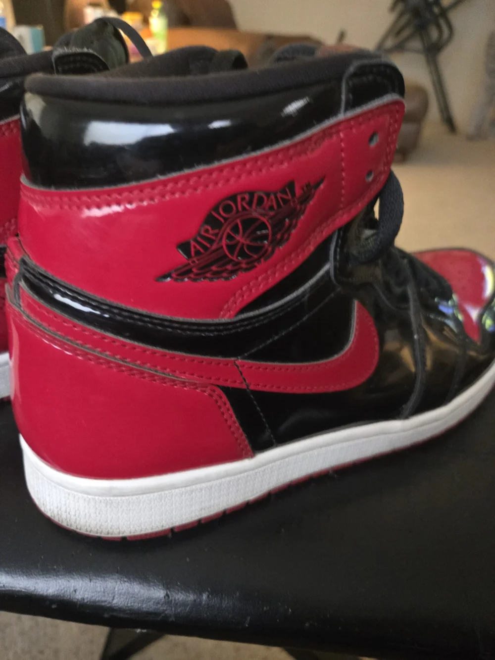 RARE O.G Jordan High-Top Sneakers in Red and Black